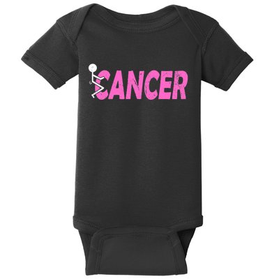 Funk Cancer Funny Breast Cancer For Women Cancer Survivor Baby Bodysuit