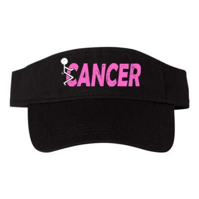 Funk Cancer Funny Breast Cancer For Women Cancer Survivor Valucap Bio-Washed Visor