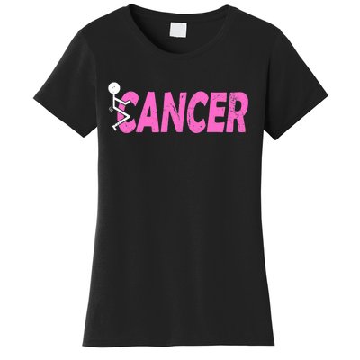 Funk Cancer Funny Breast Cancer For Women Cancer Survivor Women's T-Shirt