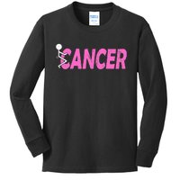 Funk Cancer Funny Breast Cancer For Women Cancer Survivor Kids Long Sleeve Shirt