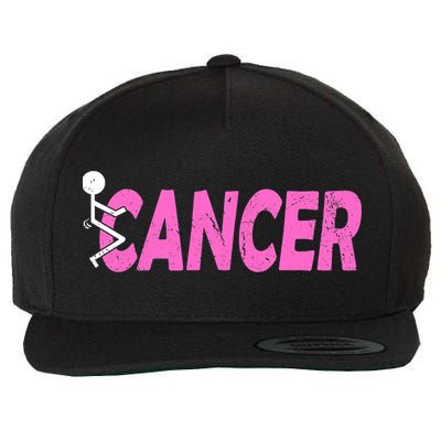 Funk Cancer Funny Breast Cancer For Women Cancer Survivor Wool Snapback Cap