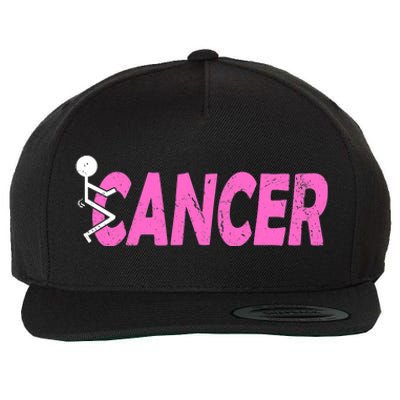 Funk Cancer Funny Breast Cancer For Women Cancer Survivor Wool Snapback Cap