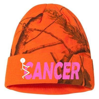 Funk Cancer Funny Breast Cancer For Women Cancer Survivor Kati Licensed 12" Camo Beanie