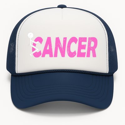 Funk Cancer Funny Breast Cancer For Women Cancer Survivor Trucker Hat