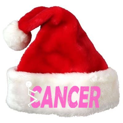 Funk Cancer Funny Breast Cancer For Women Cancer Survivor Premium Christmas Santa Hat