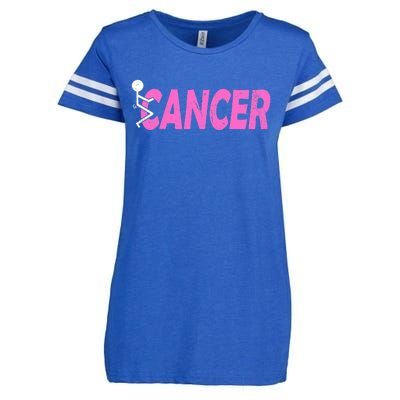 Funk Cancer Funny Breast Cancer For Women Cancer Survivor Enza Ladies Jersey Football T-Shirt