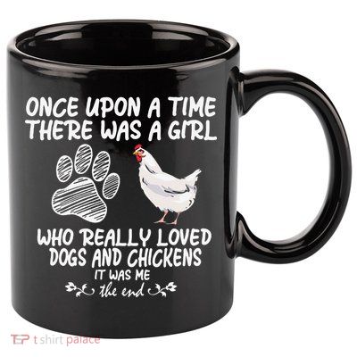 Funny Chicken For Women Funny Dog Tee Farmer Dog Gift 11oz C Handle Ceramic Mug