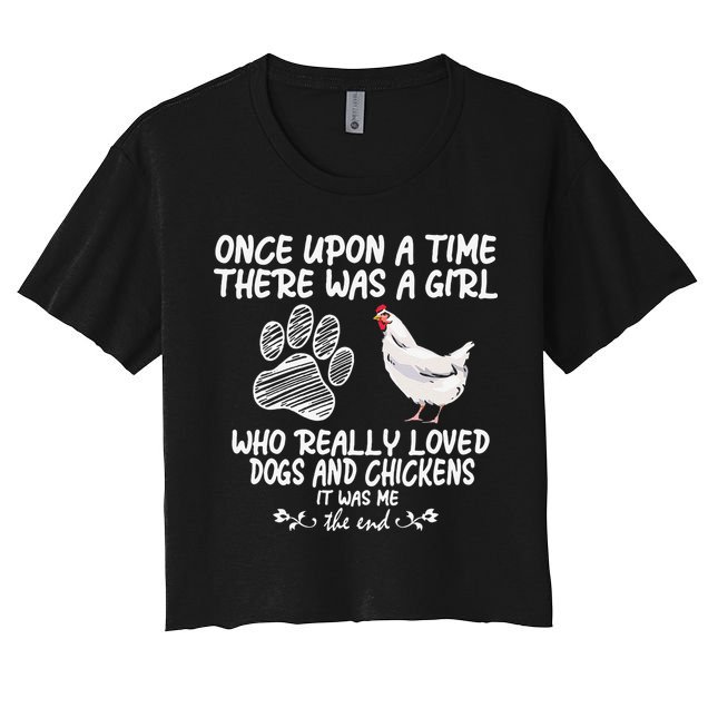 Funny Chicken For Women Funny Dog Tee Farmer Dog Gift Crop Top