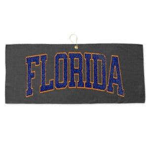 Florida City Large Microfiber Waffle Golf Towel