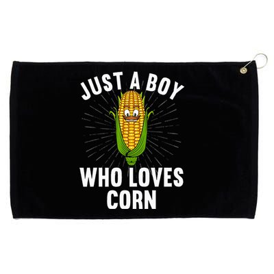 Funny Corn For Men Cob Kernel Farmer Corn Lover Grommeted Golf Towel