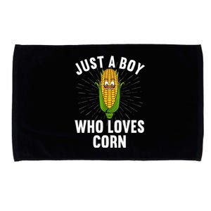 Funny Corn For Men Cob Kernel Farmer Corn Lover Microfiber Hand Towel