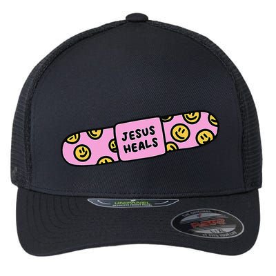 Funny Christian Faith Healer Healing Flexfit Unipanel Trucker Cap