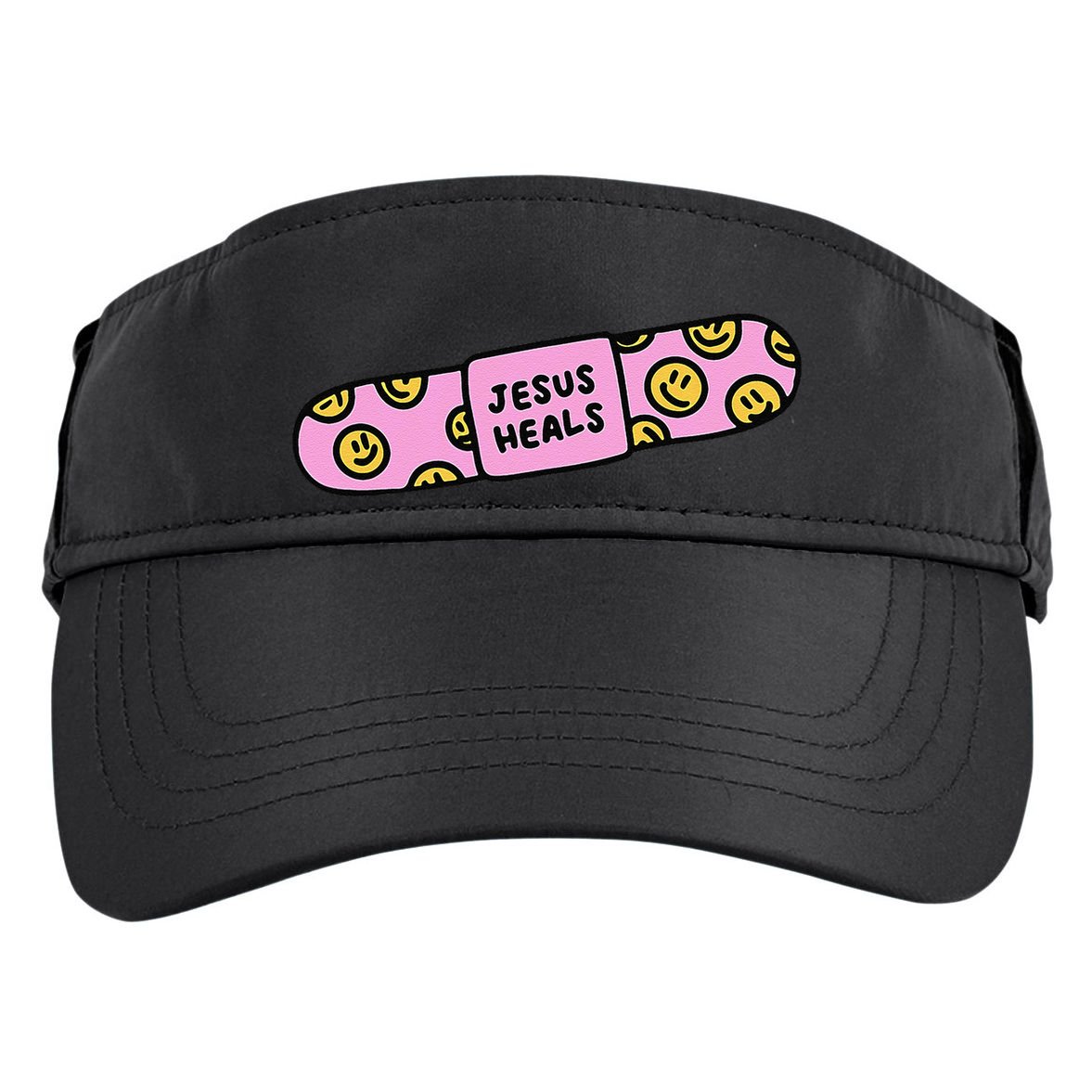 Funny Christian Faith Healer Healing Adult Drive Performance Visor