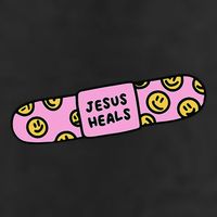 Funny Christian Faith Healer Healing Adult Drive Performance Visor