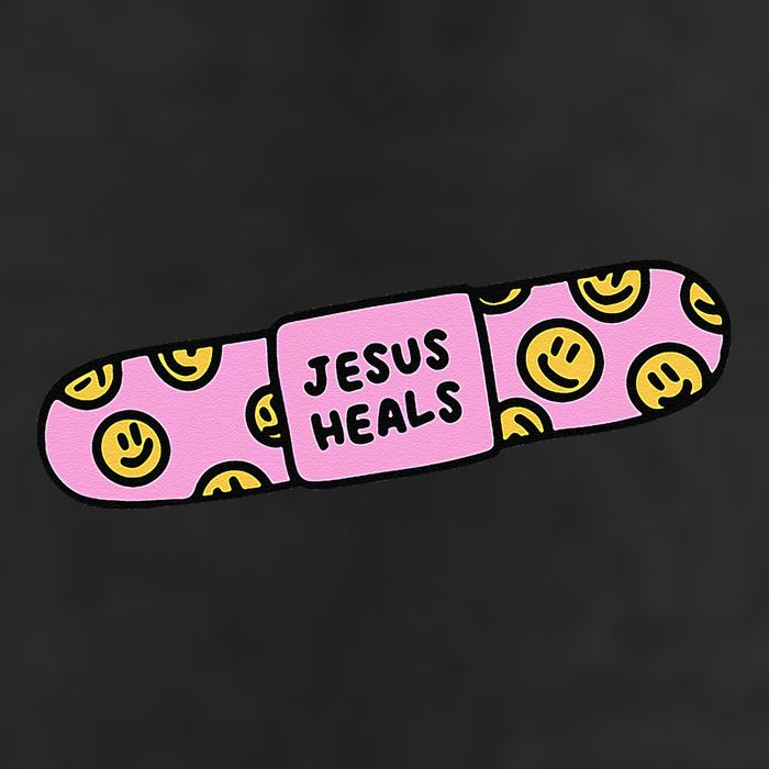 Funny Christian Faith Healer Healing Adult Drive Performance Visor