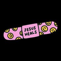 Funny Christian Faith Healer Healing Flat Bill Trucker Hat