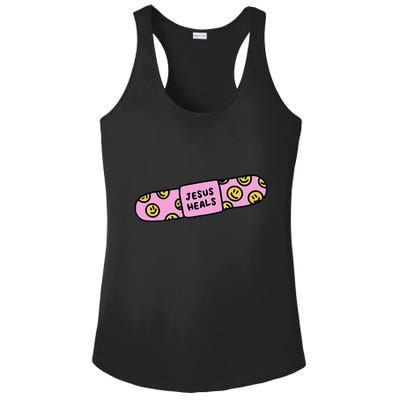 Funny Christian Faith Healer Healing Ladies PosiCharge Competitor Racerback Tank