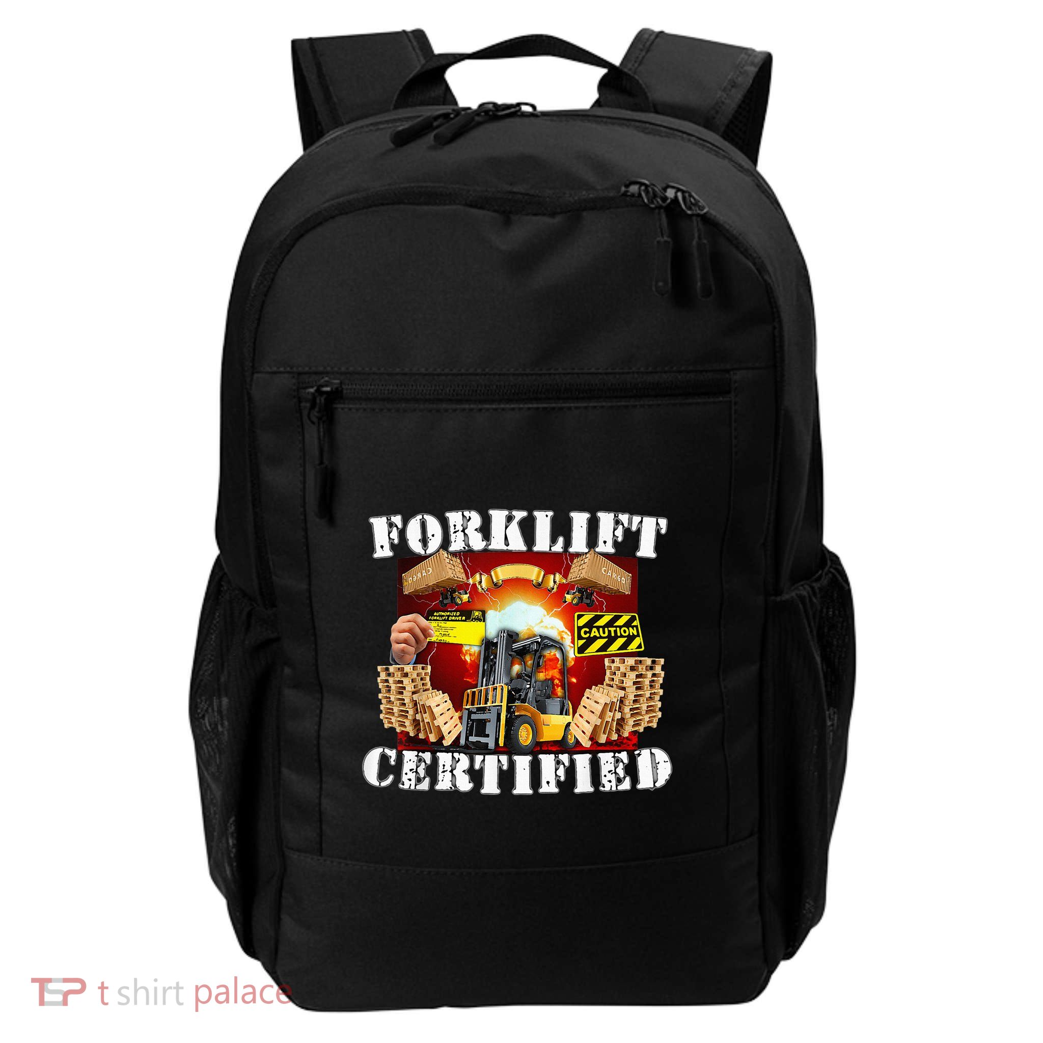 Forklift Certified Funny Forklift Oddly Specific Meme Daily Commute Backpack