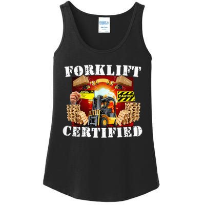 Forklift Certified Funny Forklift Oddly Specific Meme Ladies Essential Tank