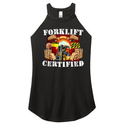 Forklift Certified Funny Forklift Oddly Specific Meme Women's Perfect Tri Rocker Tank