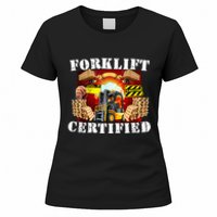 Forklift Certified Funny Forklift Oddly Specific Meme Women's T-Shirt