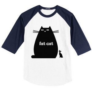 Fat Cat Baseball Sleeve Shirt