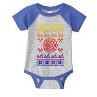 Firefighter Christmas Fire Departt Fire Gift Infant Baby Jersey Bodysuit