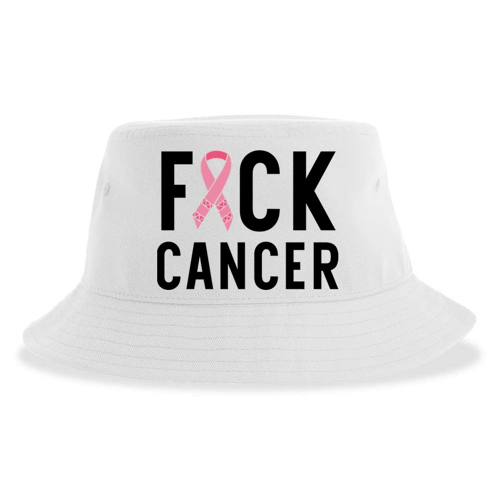 Fuck Cancer Sustainable Bucket Hat