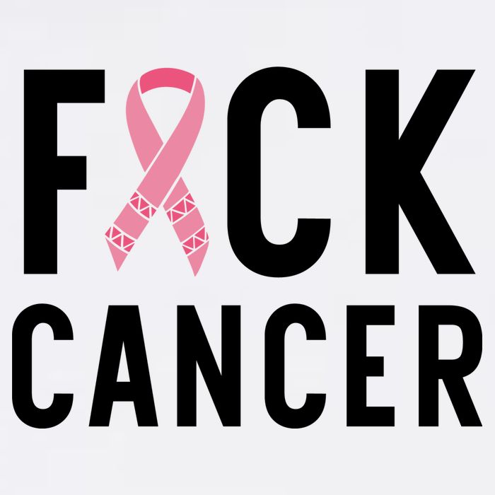 Fuck Cancer Flat Bill Trucker Hat