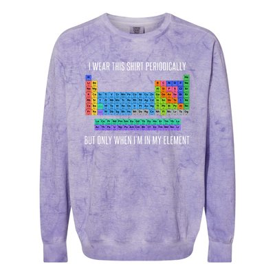 Funny Chemistry Colorblast Crewneck Sweatshirt