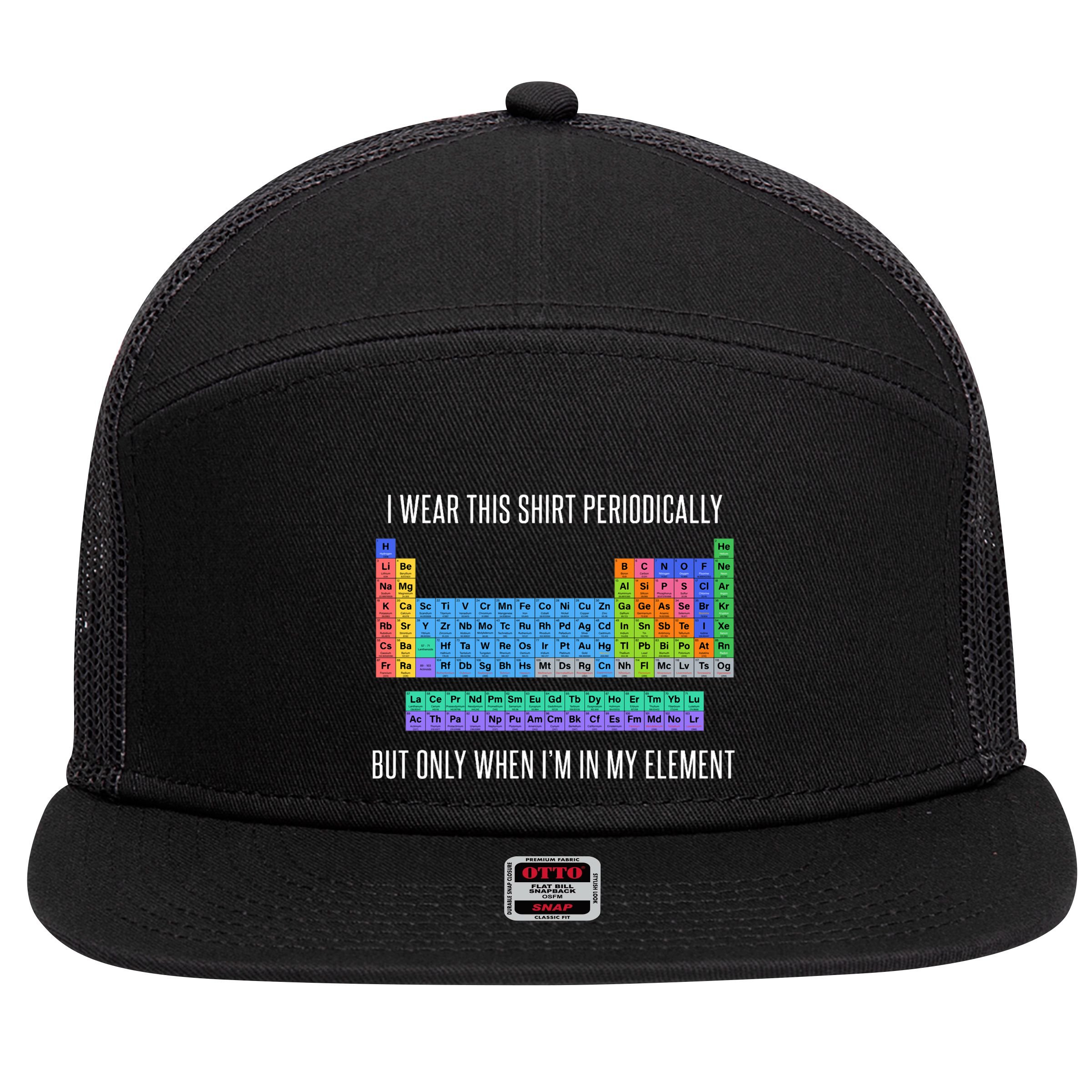 Funny Chemistry 7 Panel Mesh Trucker Snapback Hat