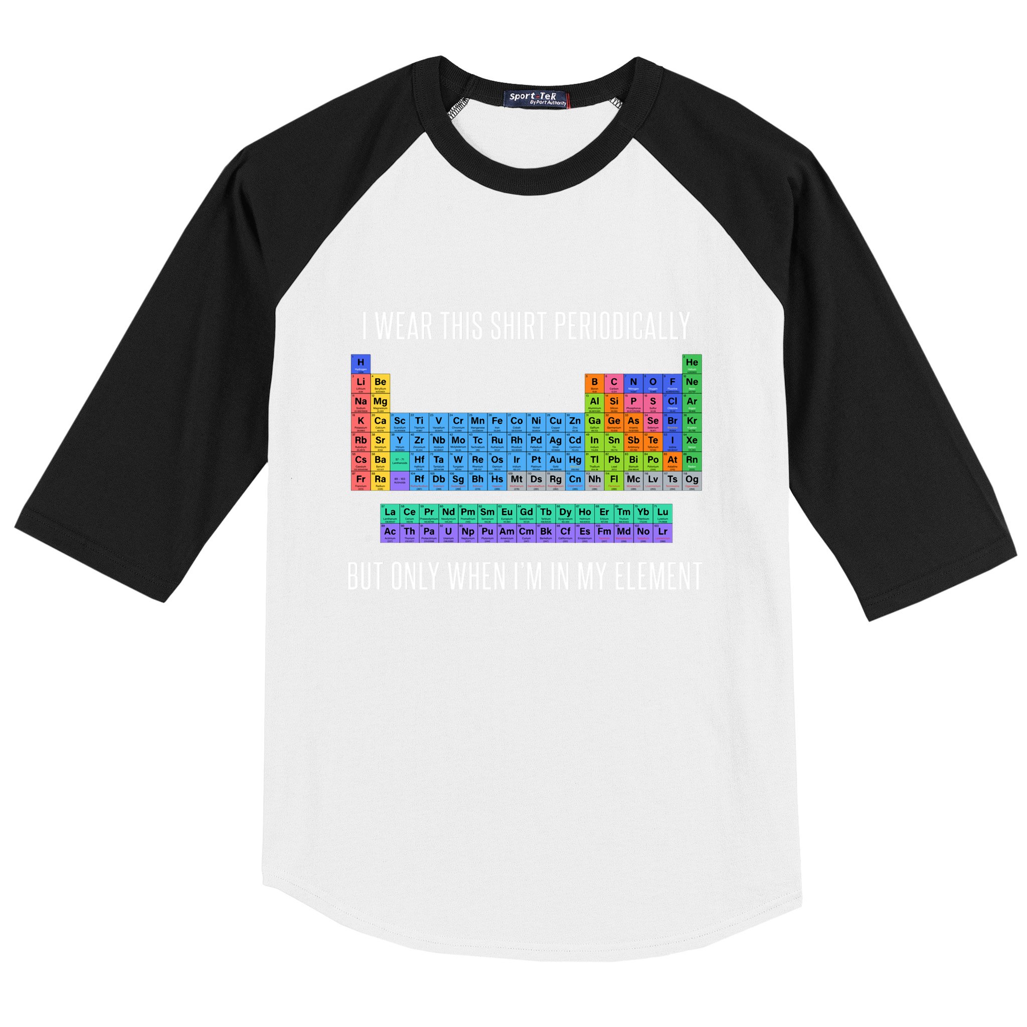 Funny Chemistry Baseball Sleeve Shirt