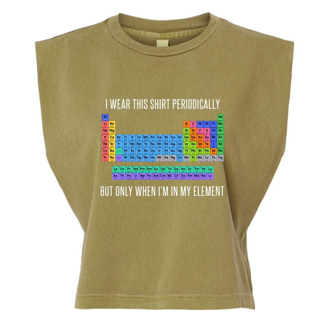 Funny Chemistry Garment-Dyed Women's Muscle Tee