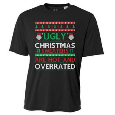 Funny Christmas For Ugly Sweater Party Cooling Performance Crew T-Shirt