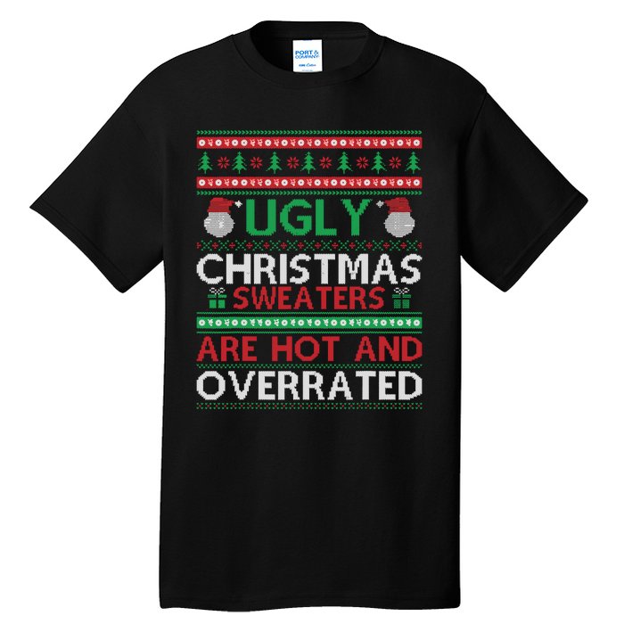 Funny Christmas For Ugly Sweater Party Tall T-Shirt