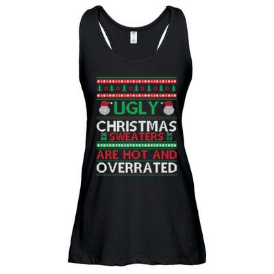 Funny Christmas For Ugly Sweater Party Ladies Essential Flowy Tank
