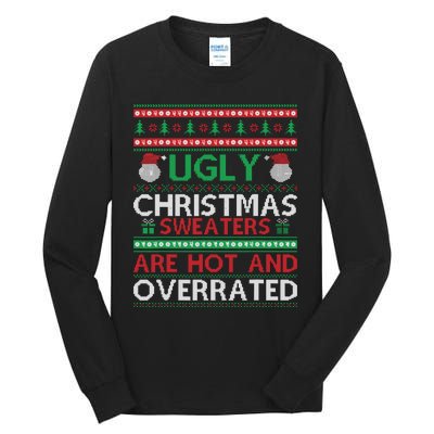 Funny Christmas For Ugly Sweater Party Tall Long Sleeve T-Shirt