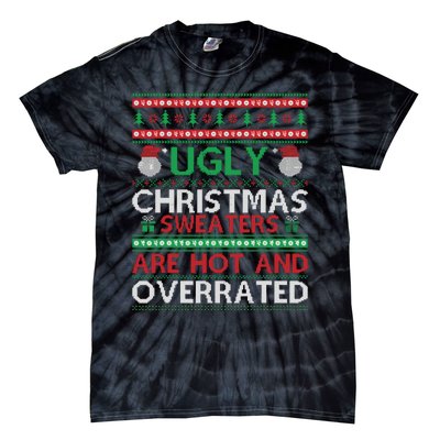 Funny Christmas For Ugly Sweater Party Tie-Dye T-Shirt