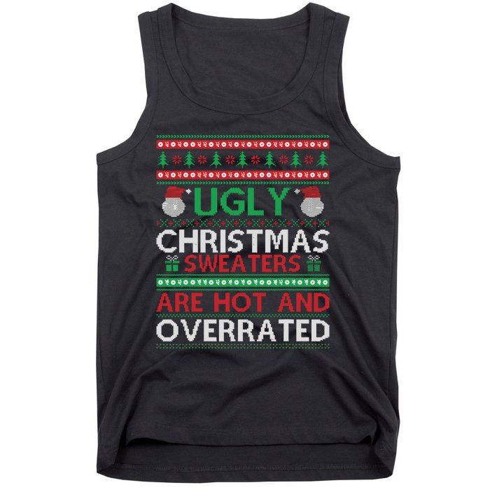 Funny Christmas For Ugly Sweater Party Tank Top