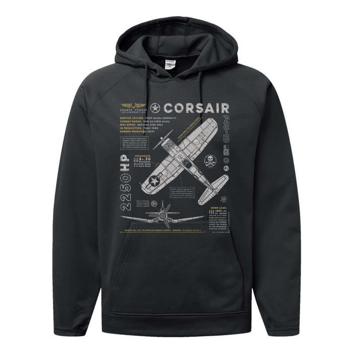 F4U Corsair Performance Fleece Hoodie