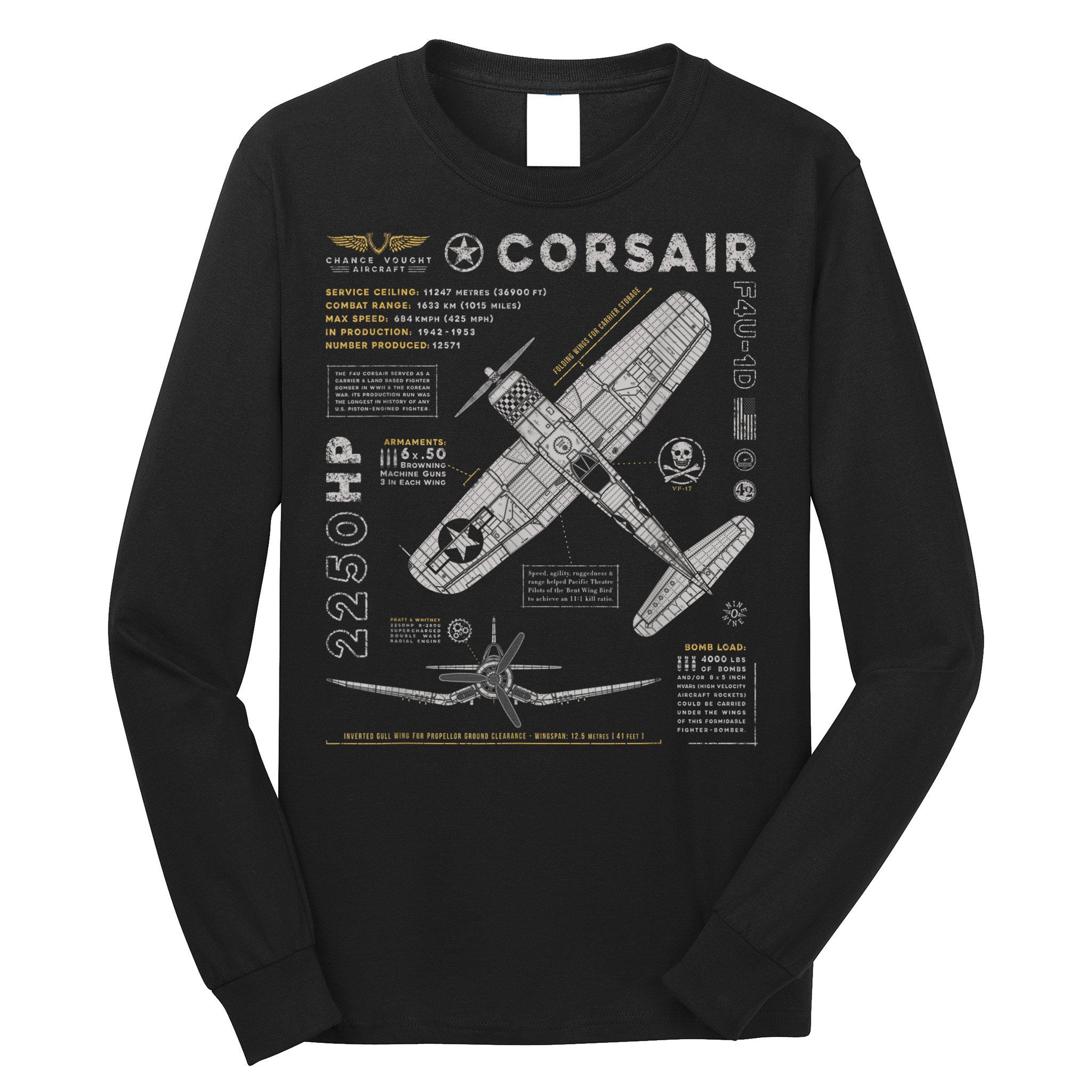F4U Corsair Long Sleeve Shirt
