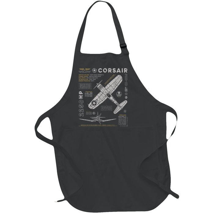 F4U Corsair Full-Length Apron With Pockets