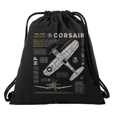 F4U Corsair Drawstring Bag