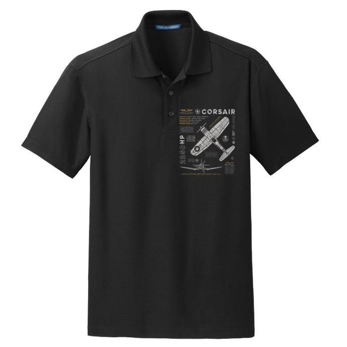 F4U Corsair Dry Zone Grid Polo