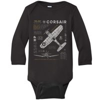 F4U Corsair Baby Long Sleeve Bodysuit