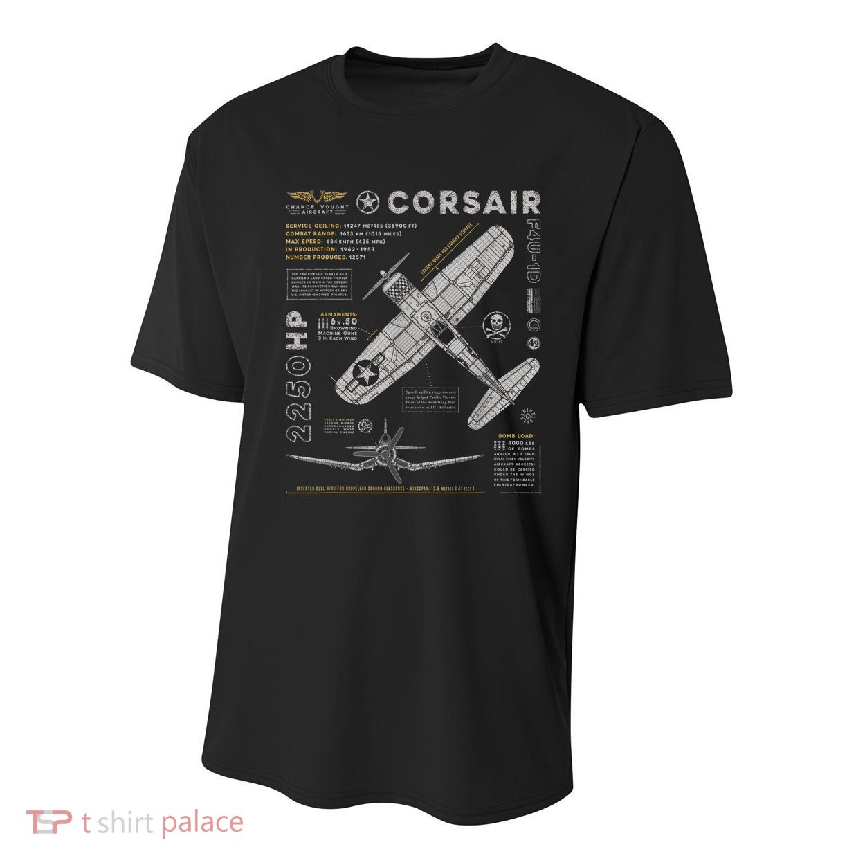 F4U Corsair Youth Performance Sprint T-Shirt