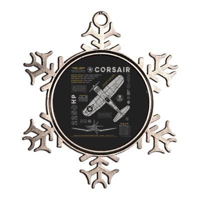 F4U Corsair Metallic Star Ornament