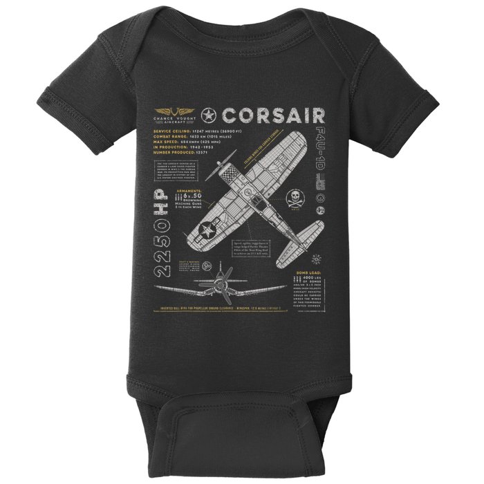 F4U Corsair Baby Bodysuit