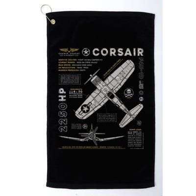 F4U Corsair Platinum Collection Golf Towel