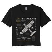 F4U Corsair Women's Crop Top Tee